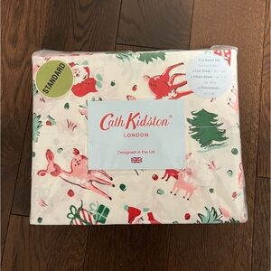 NWT Cath Kidston London Full Sheet Set in Ditsy Deer Pattern - 4 pcs